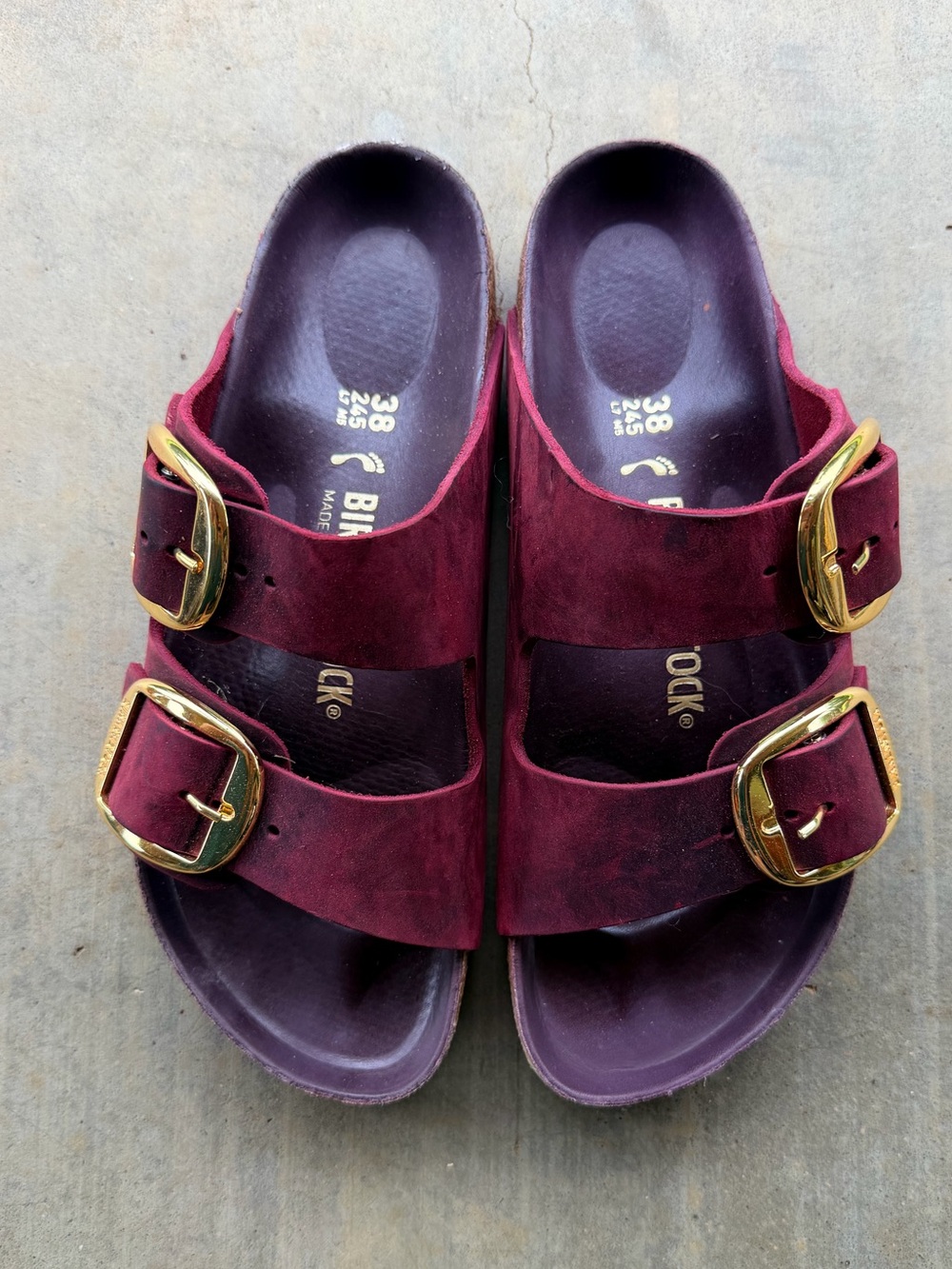 Birkenstock 38 100% Leather